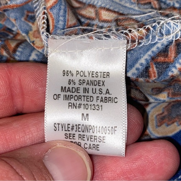 Charlotte Russe Women’s Strapless Boho Print Paisley Dance Dress Size Medium - Picture 6 of 11